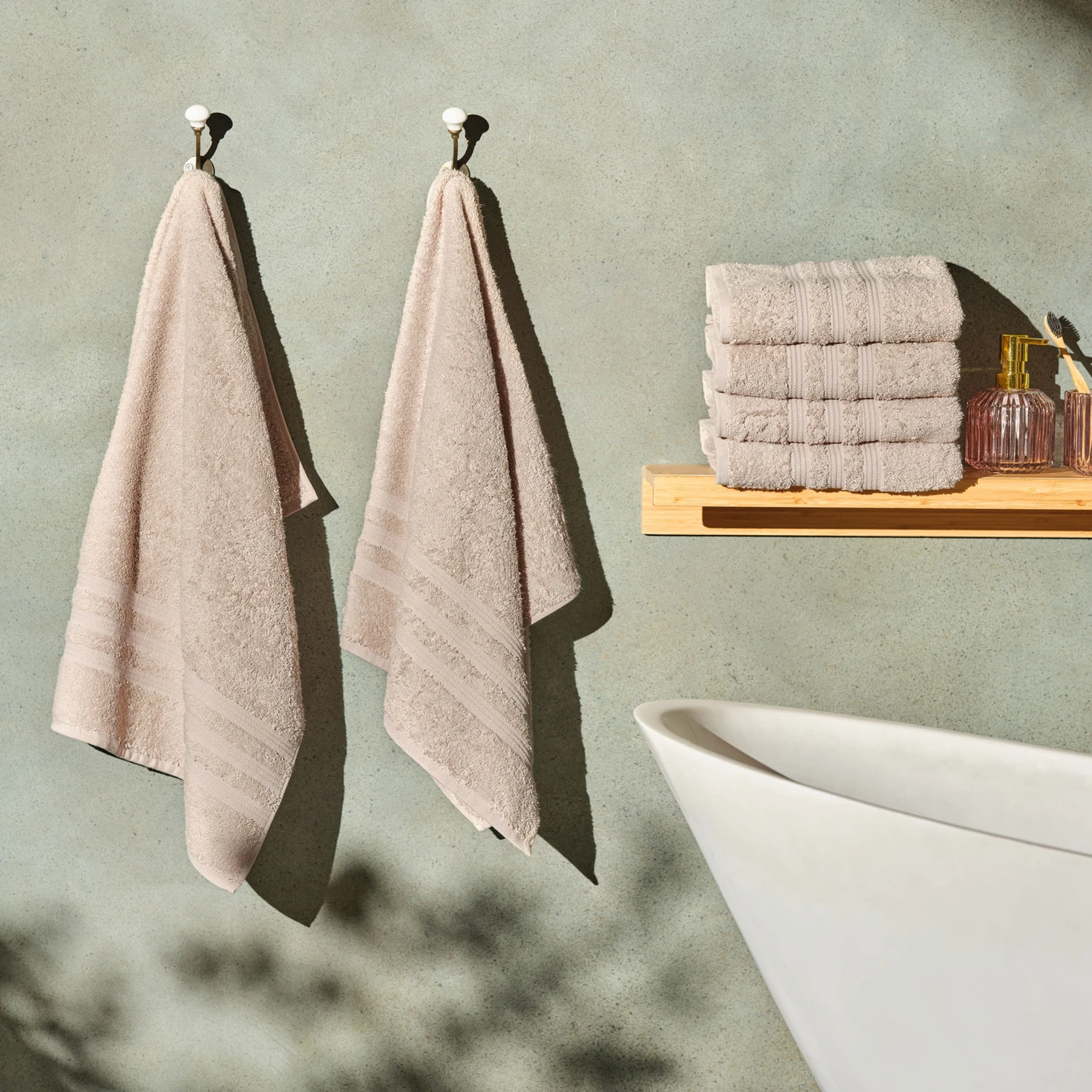 [200.21.01.0738] KH ROAD BEIGE 6-PIECE TOWEL SET 50X90