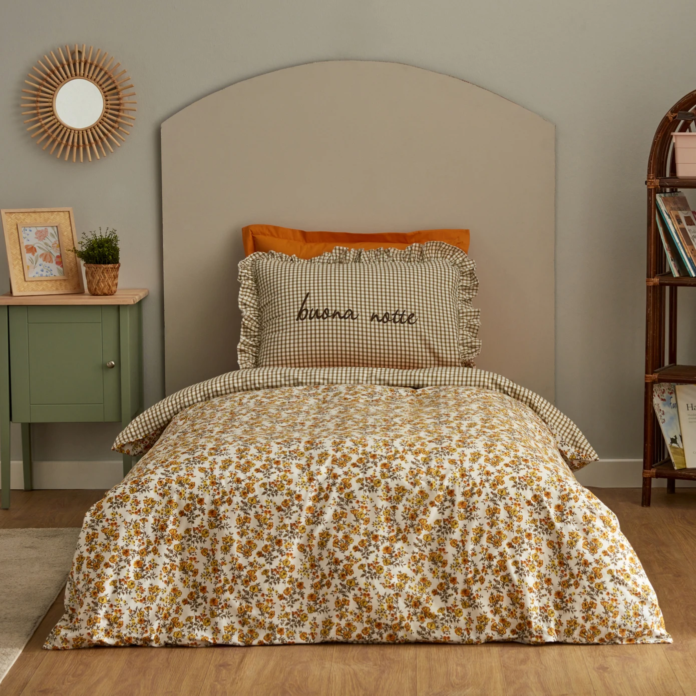 [200.22.14.0315] KH YOUNG BUONA NOTTE 100% COTTON TEK KS RNF NEV TK FITTED