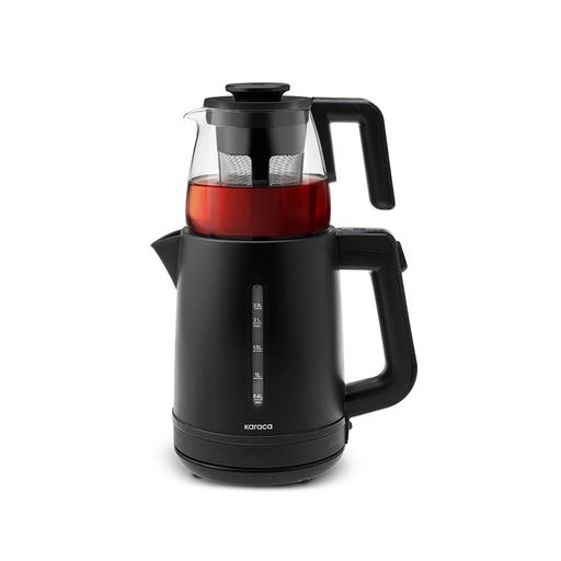 [000001000141088003] Karaca Tea Grande XL Tea Machine Shiny Black