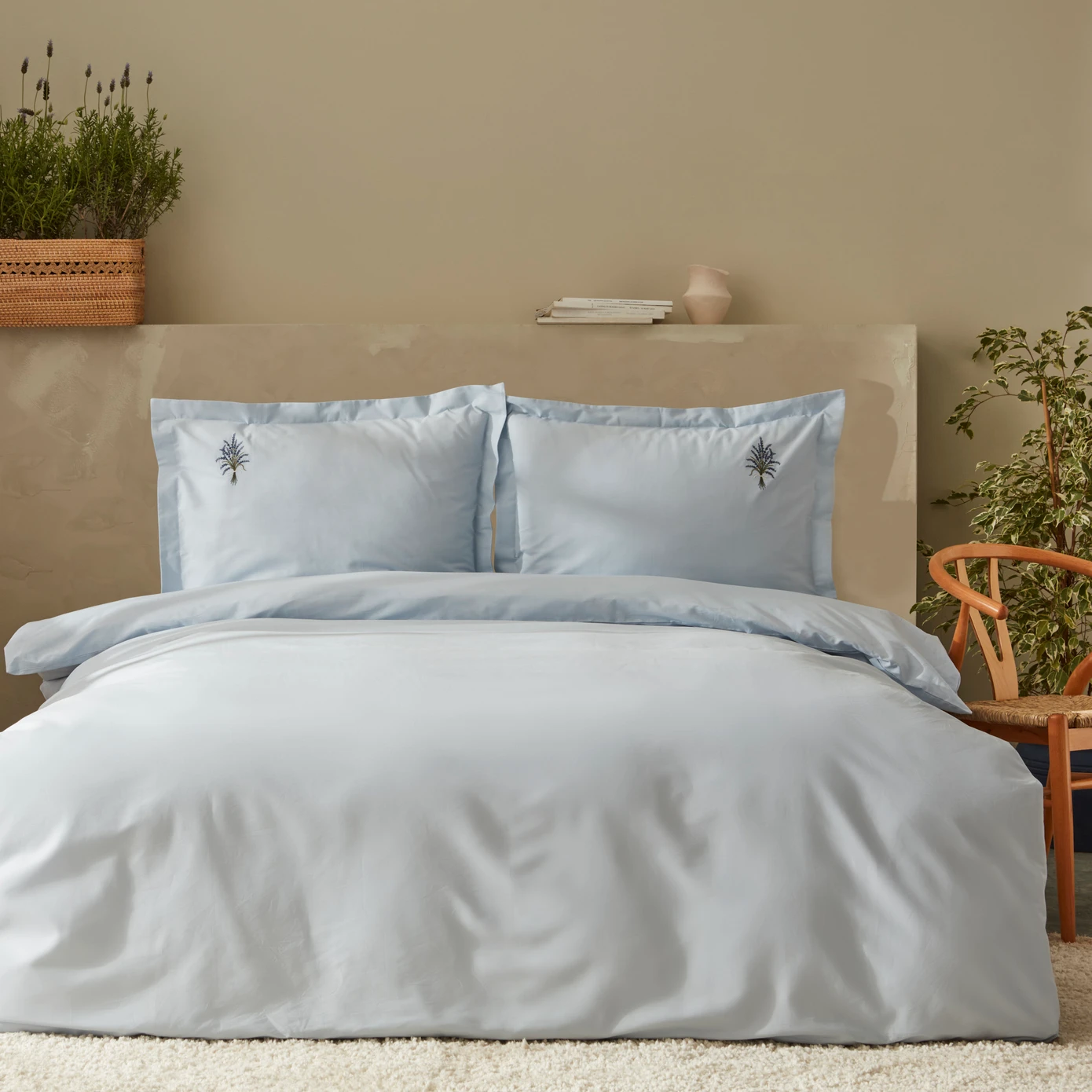 [200.22.01.0041] LAVENDER LILA VEGAN TEK KS DUVET COVER SET