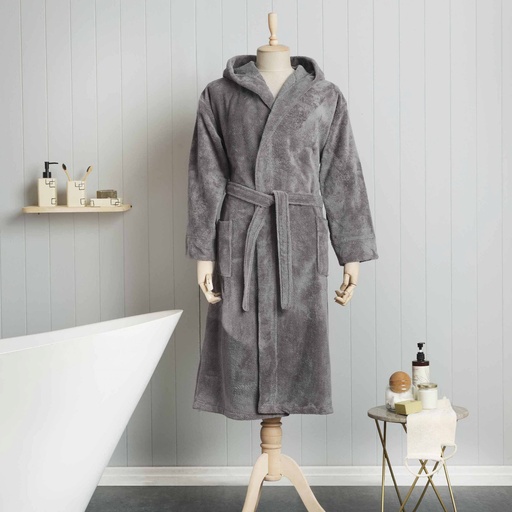[200.21.01.0335] MOTTO GRAY TRIGA BATHROBE S/M