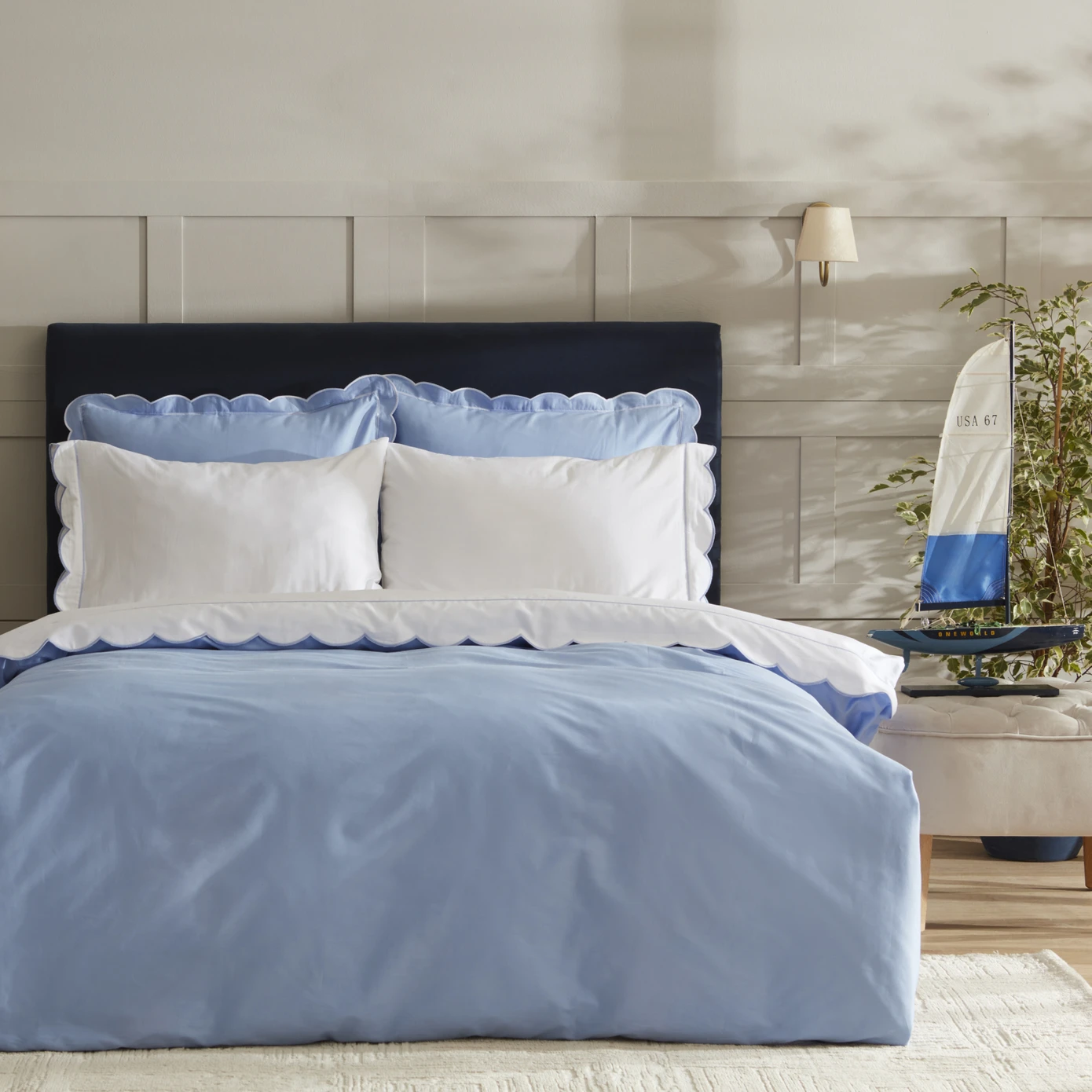 [180.01.01.1346] NAU AEGEAN PERCALE DOUBLE DUVET COVER TK