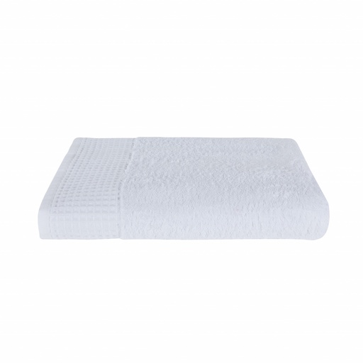 [180.01.01.1428] NAU MALONE WHITE BATH TOWEL 85X150