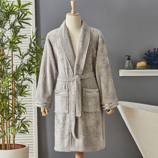 [180.01.01.1435] NAU RIOS BATHROBE GRAY S-M