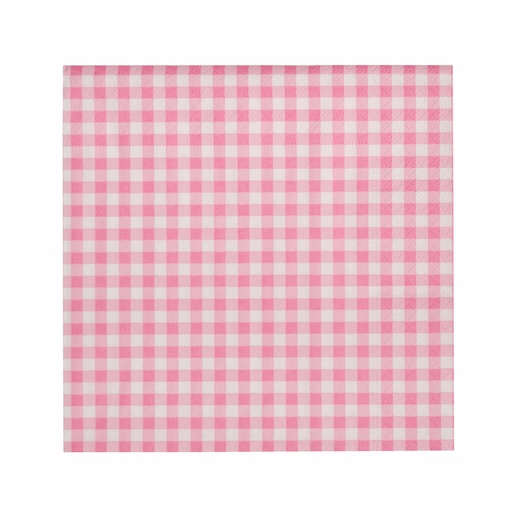 [1000013000001] PLAID KAĞIT PEÇETE 20'Lİ 33X33CM, PEMBE