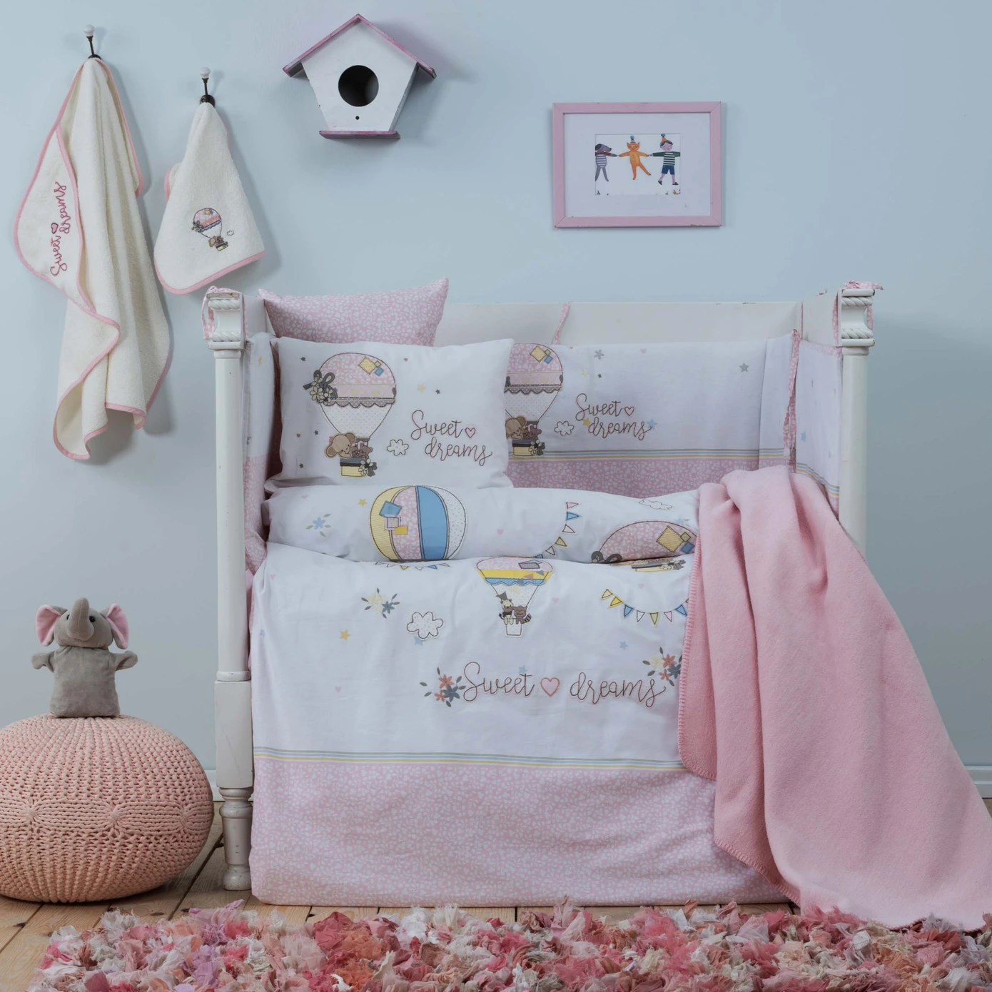 [200.20.01.0195] SWEAT DREAMS 100% COTTON APPLIQUE/EMBROIDERY 13 PRC BABY SET