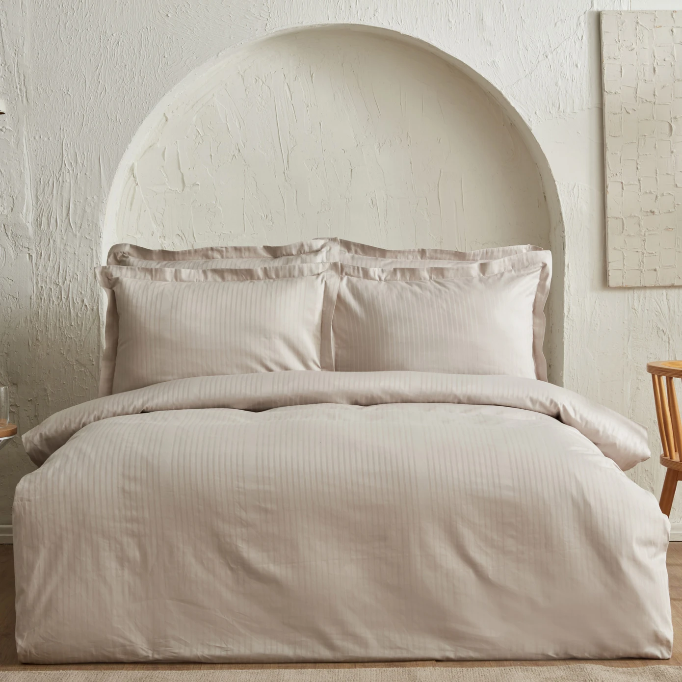 [200.21.01.0691] UNIQ TAS 100% PMK SATIN DOUBLE KS DUVET COVER TKM