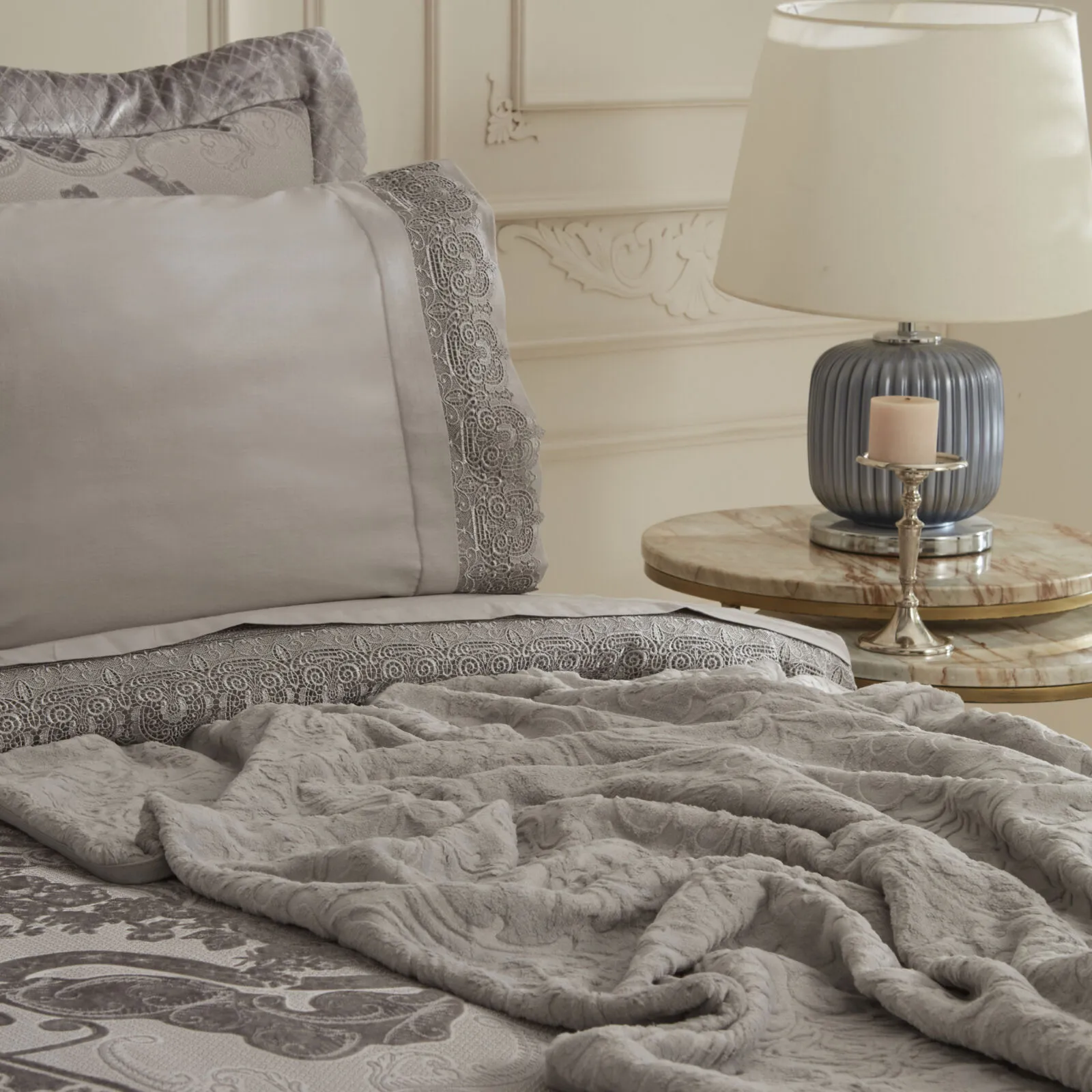 [1000161500001] VALERIA QUEEN  8 PRC CEYIZ SETI, SILVER