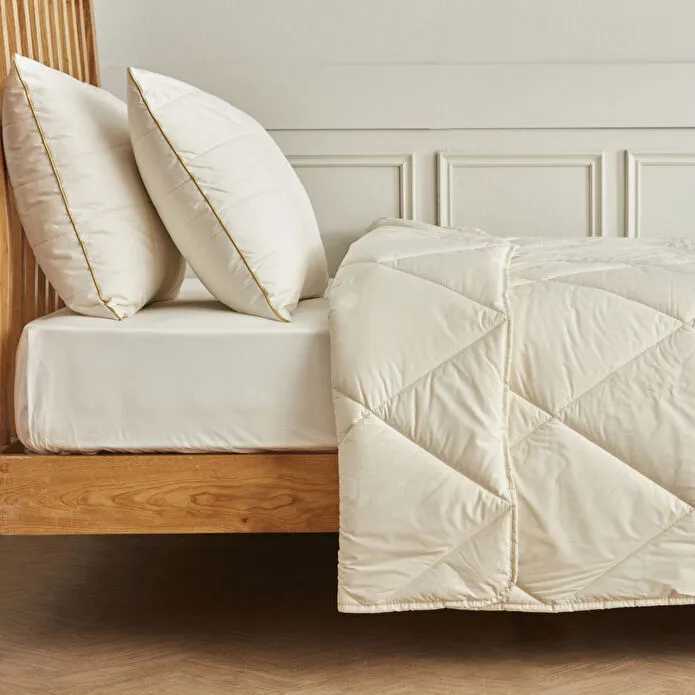 [1000010677001] YUN YORGAN TEK KIS.155X215 SET, BEYAZ